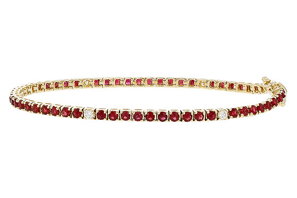 A320-74538: BRACELET 3.04 RUBY 3.29 TGW (7")