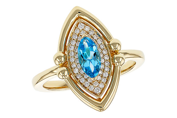 A320-81747: LDS RG .54 BLUE TOPAZ .70 TGW (8x4MM BT)