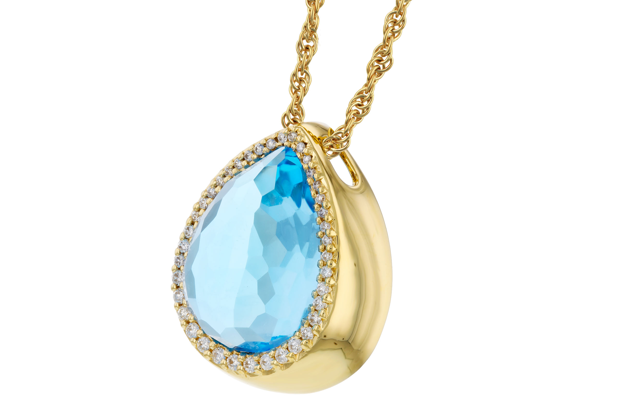 A321-65438: NECK 5.78 LONDON BLUE TOPAZ 5.92 TGW (14x10MM)