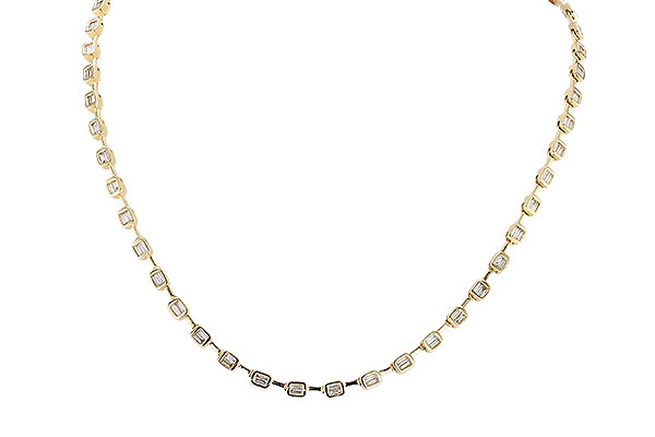B319-87219: NECKLACE 2.05 TW BAGUETTES (17 INCHES)