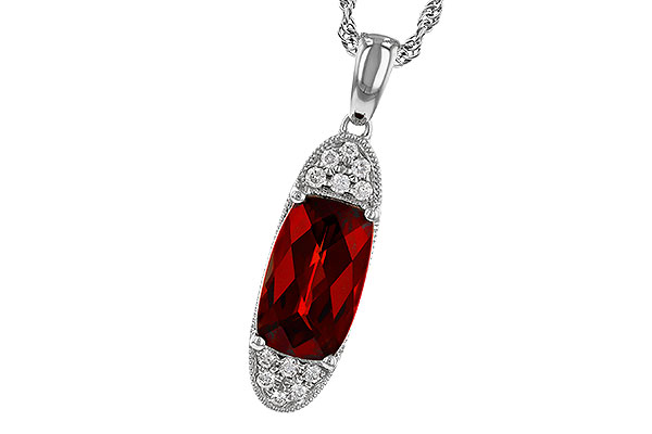 B320-79919: NECK 2.45 GARNET 2.55 TGW