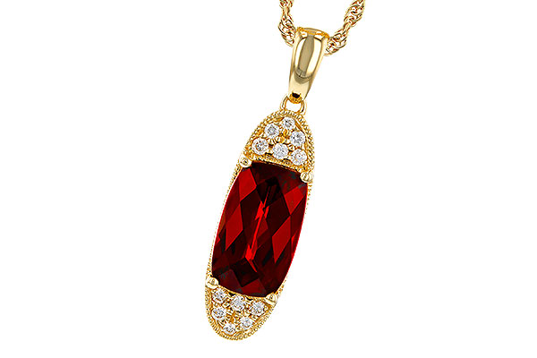 B320-79919: NECK 2.45 GARNET 2.55 TGW