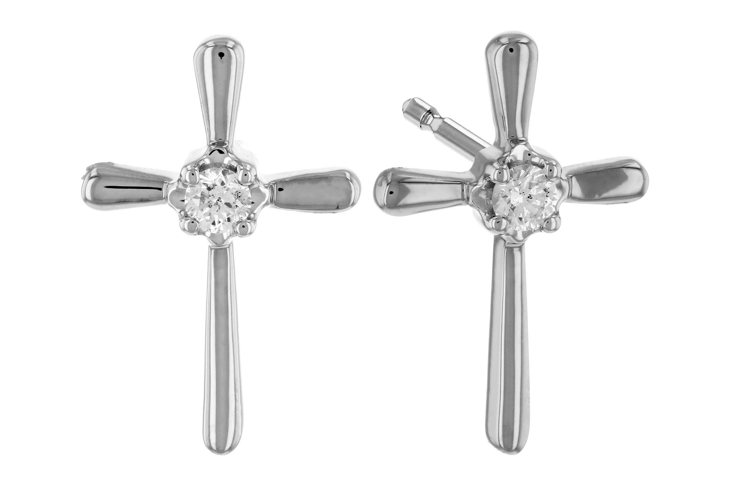 B321-65392: EARRINGS .04 TW