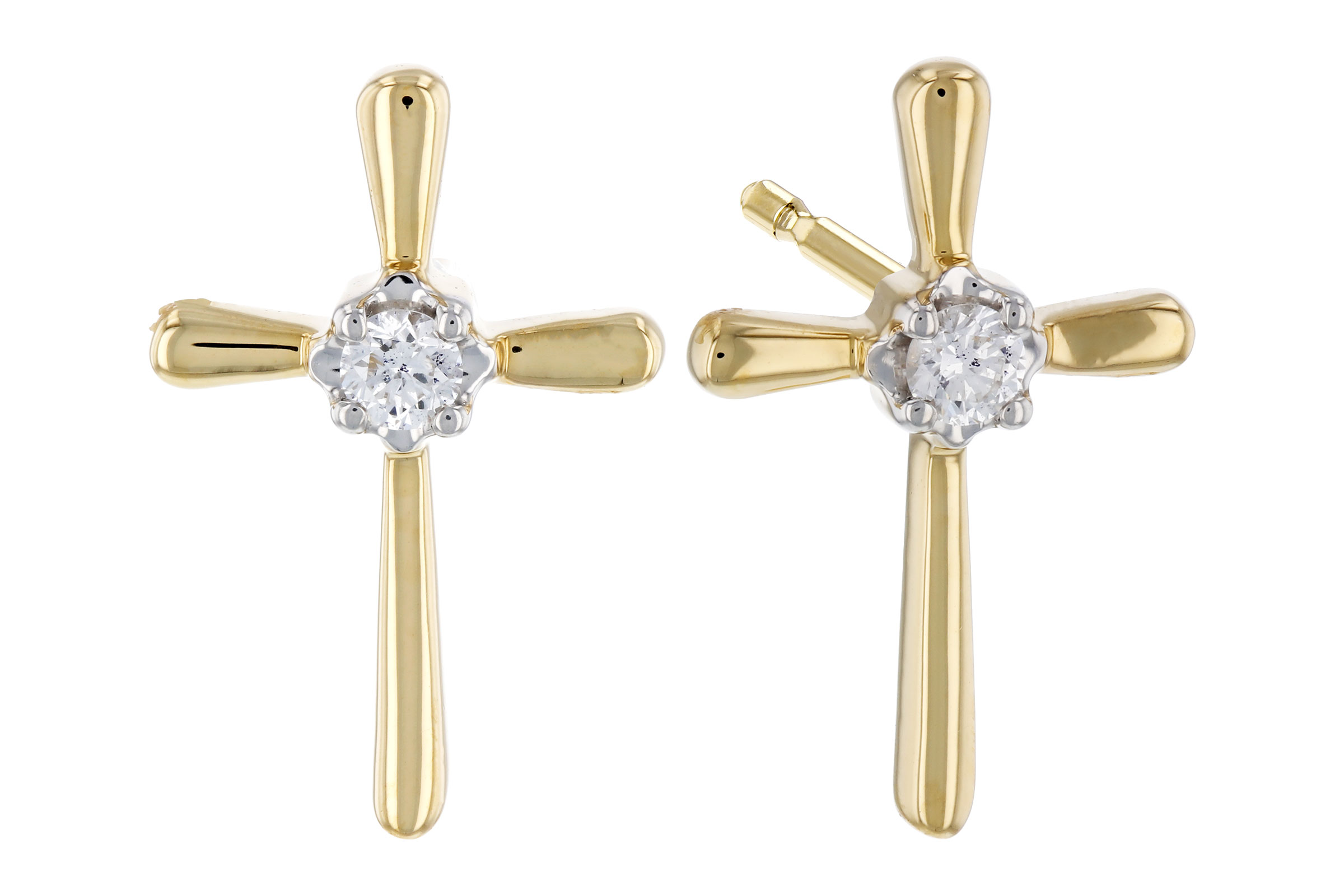 B321-65392: EARRINGS .04 TW