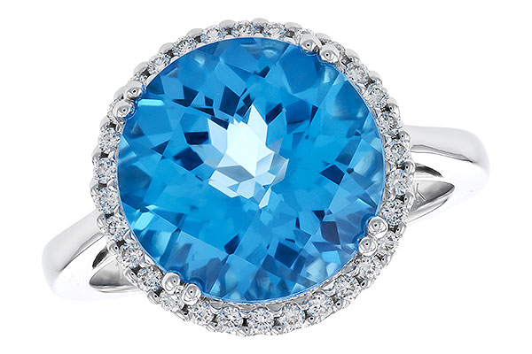C320-76328: LDS RG 7.20 BLUE TOPAZ 7.42 TGW