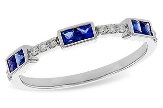 C320-77265: LDS WED RG .36 SAPPHIRE .43 TGW