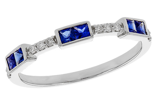 C320-77265: LDS WED RG .36 SAPPHIRE .43 TGW