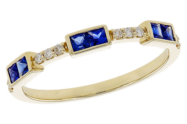 C320-77265: LDS WED RG .36 SAPPHIRE .43 TGW