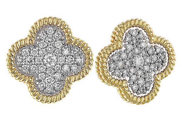 C320-78147: EARRINGS .50 TW