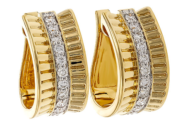 C320-79019: EARRINGS .28 TW