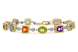 C320-81765: BRACELET 4.63 SEMI-PREC (AMY,BT,CIT,PER) 5.05 TGW