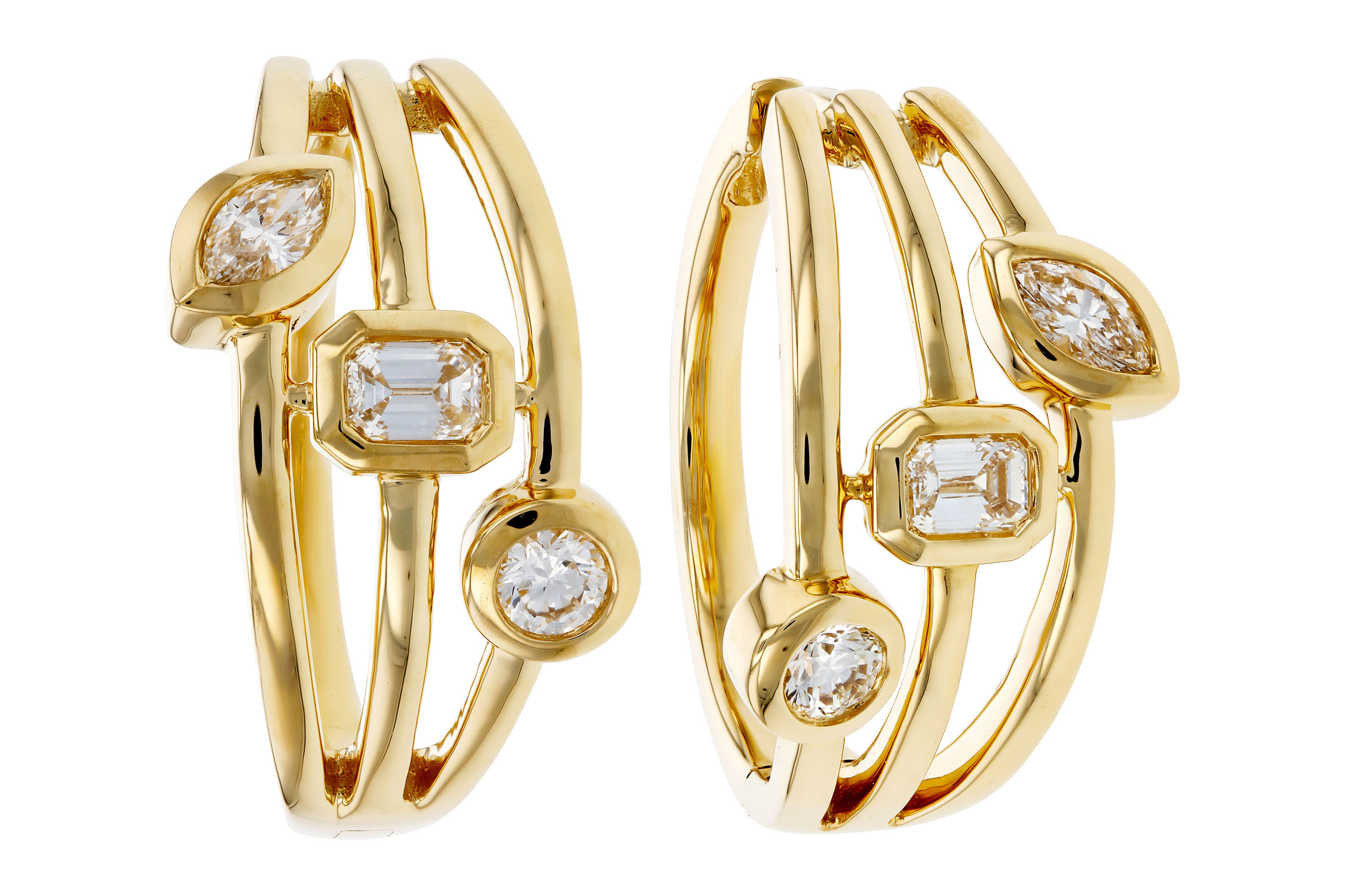 C321-65419: EARRINGS .45 TW (BR/EC/MQ)