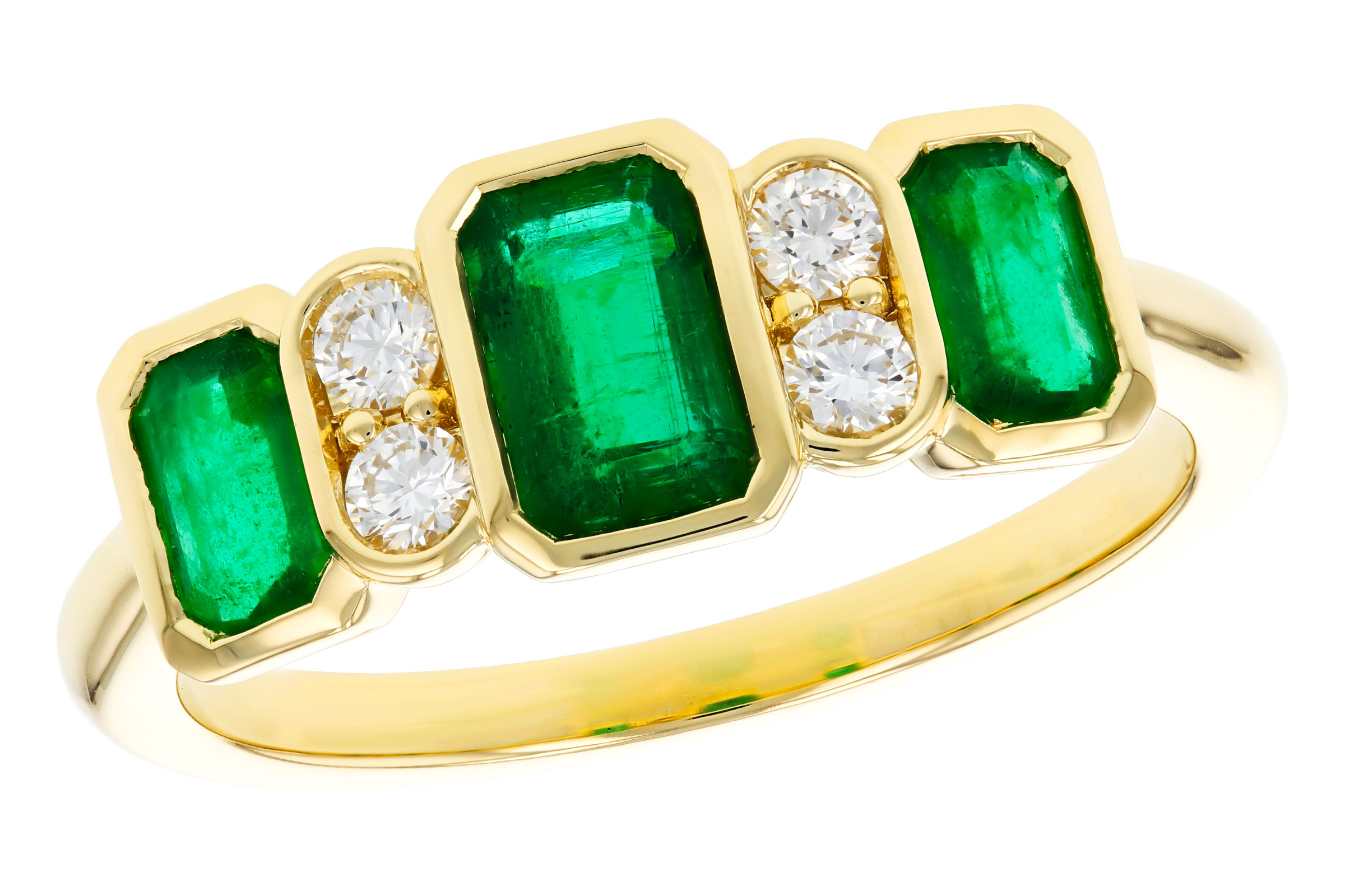 C321-66319: LDS RG 1.04 TW EMERALD 1.19 TGW
