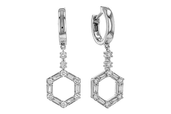 D320-74474: EARRINGS .23 BAG .60 TW