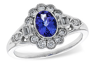 D320-74510: LDS RG .80 TANZANITE 1.20 TGW (7x5MM OV)