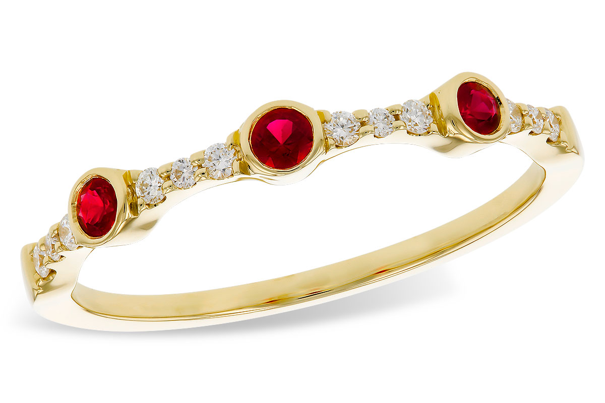 D320-76319: LDS WED RG .15 RUBY .24 TGW
