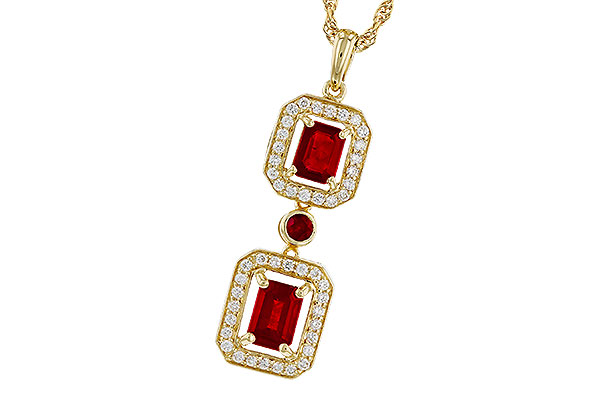 D320-77265: NECK 1.22 TW RUBY 1.43 TGW