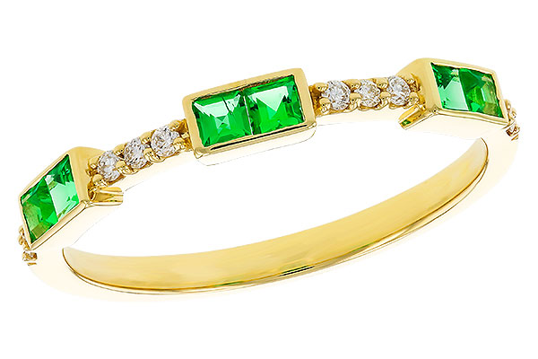 D320-78156: LDS WED RG .23 TW EMERALD .30 TGW
