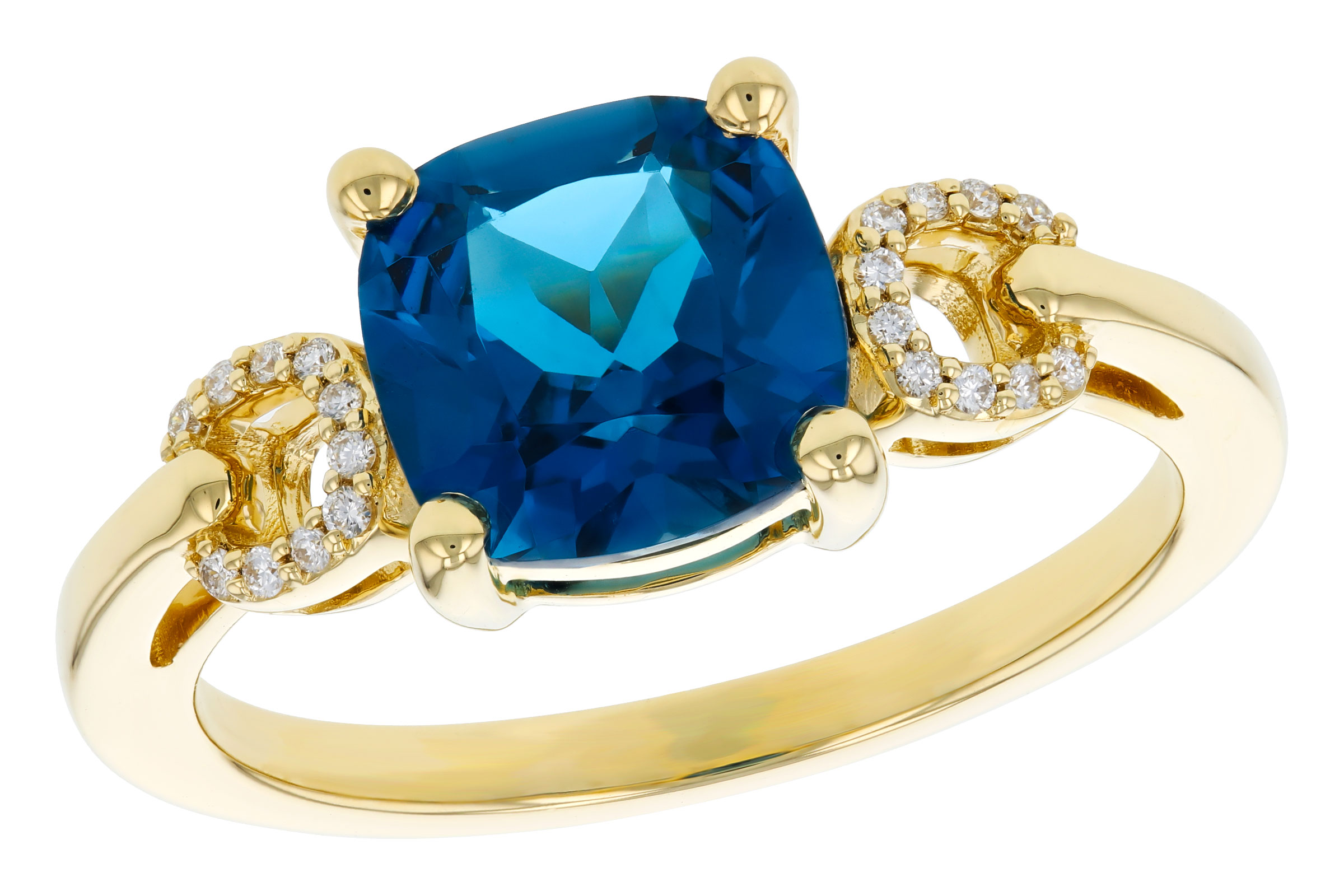D321-66310: LDS RG 2.16 LONDON BLUE TOPAZ 2.21 TGW (8MM LBT)