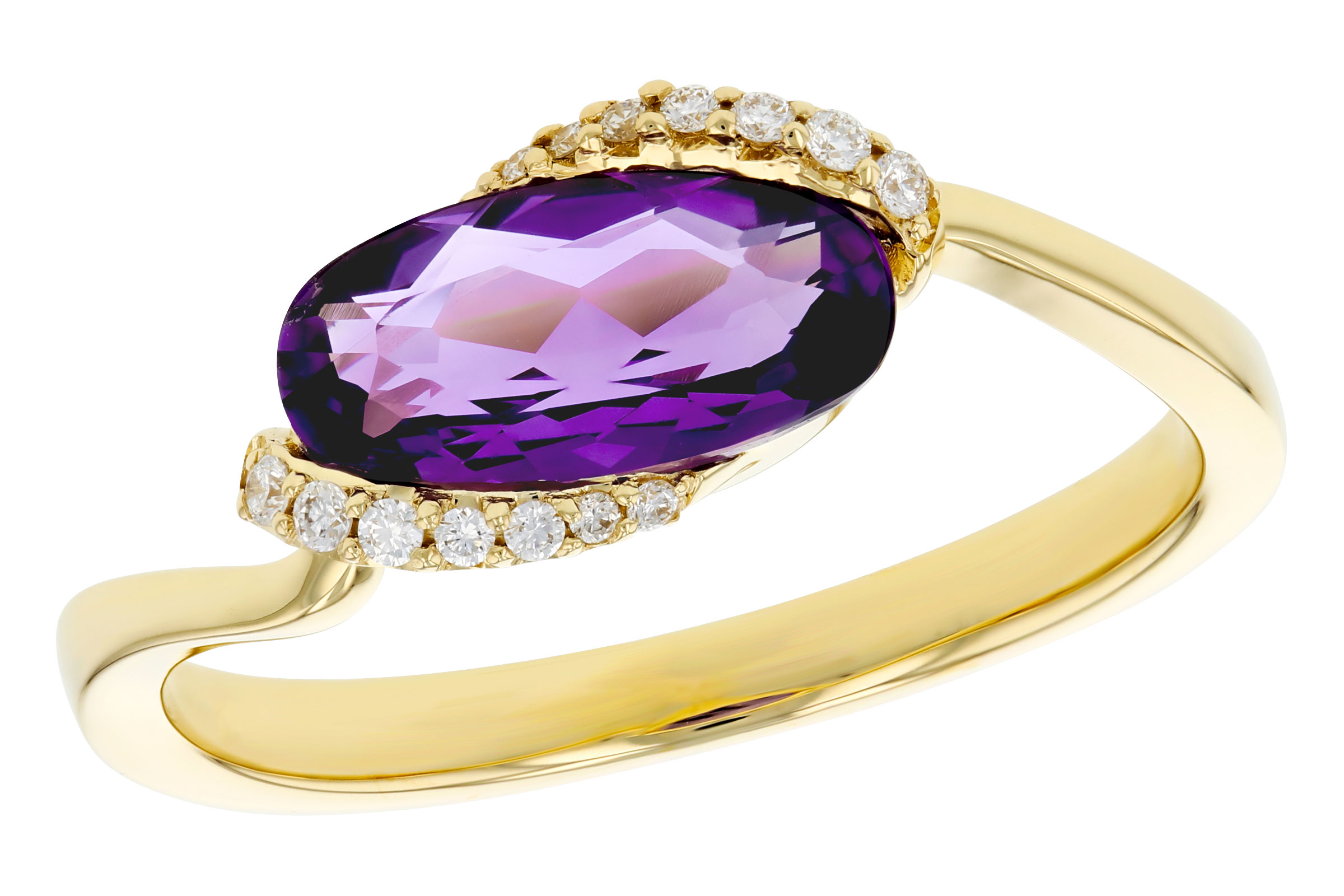 D321-66319: LDS RG 1.07 TW AMETHYST 1.13 TGW (10x5MM AMY)