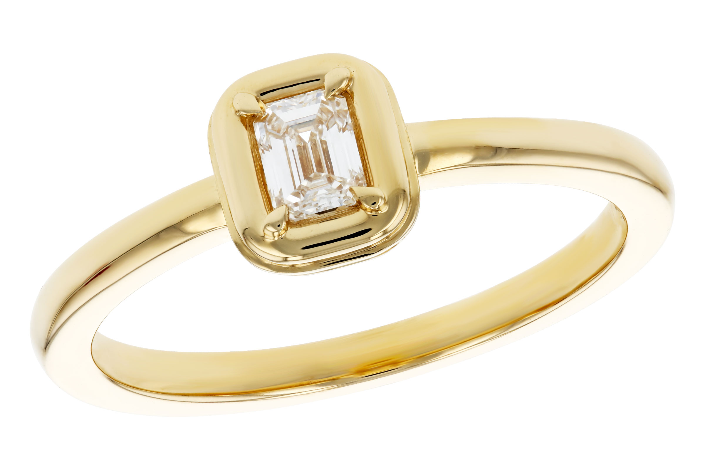 D321-66356: LDS DIA RG .24 EMERALD CUT DIA