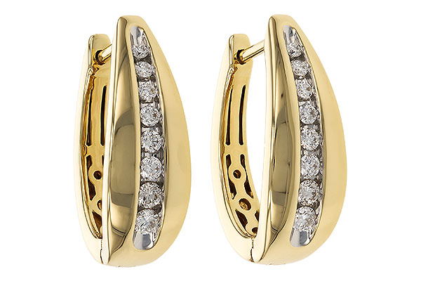 E319-90828: EARRINGS .40 TW
