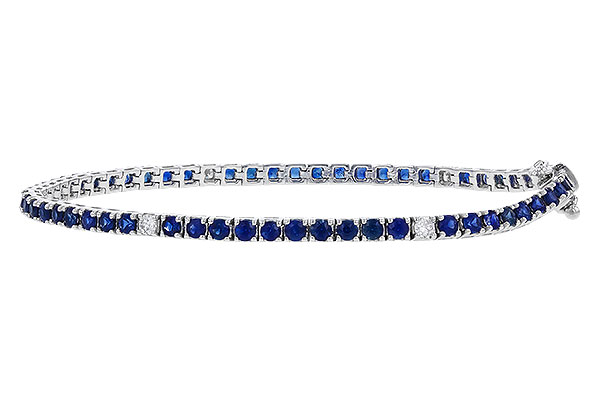 E320-74519: BRACELET 3.27 TW SAPP 3.52 TGW (7")