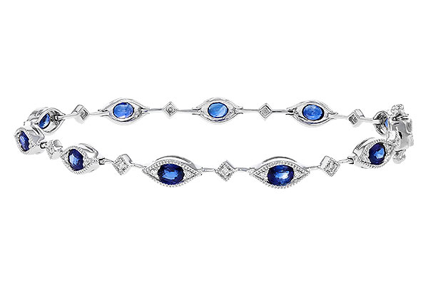 E320-74528: BRACELET 2.31 SAPPHIRE 2.50 TGW (7")