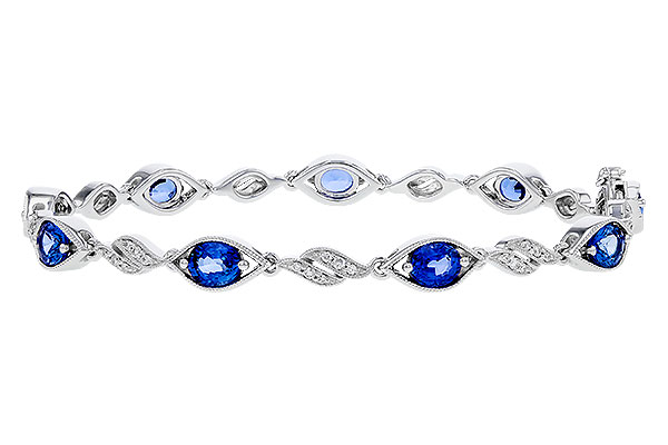 E320-75446: BRACELET 4.02 SAPPHIRE 4.26 TGW (7")