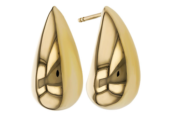 E320-79037: GOLD EARRINGS (20MM)