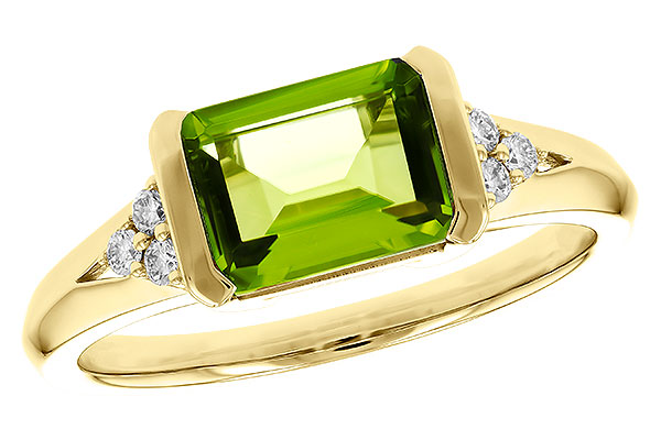E320-79937: LDS RG 1.52 PERIDOT 1.61 TGW (8X6MM PER)