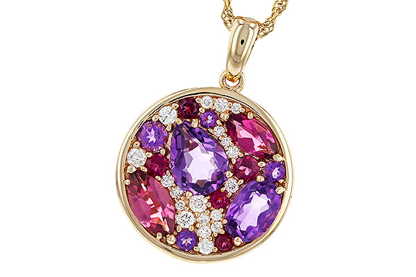 E320-79992: NECK 1.83 TW SEMI-PRECIOUS (P.TOUR, AMY) 2.00 TGW