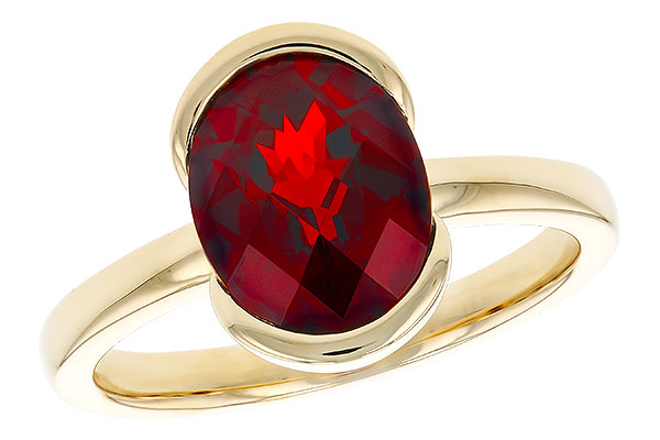 E321-64483: LDS RG 2.95 GARNET (10X8MM)