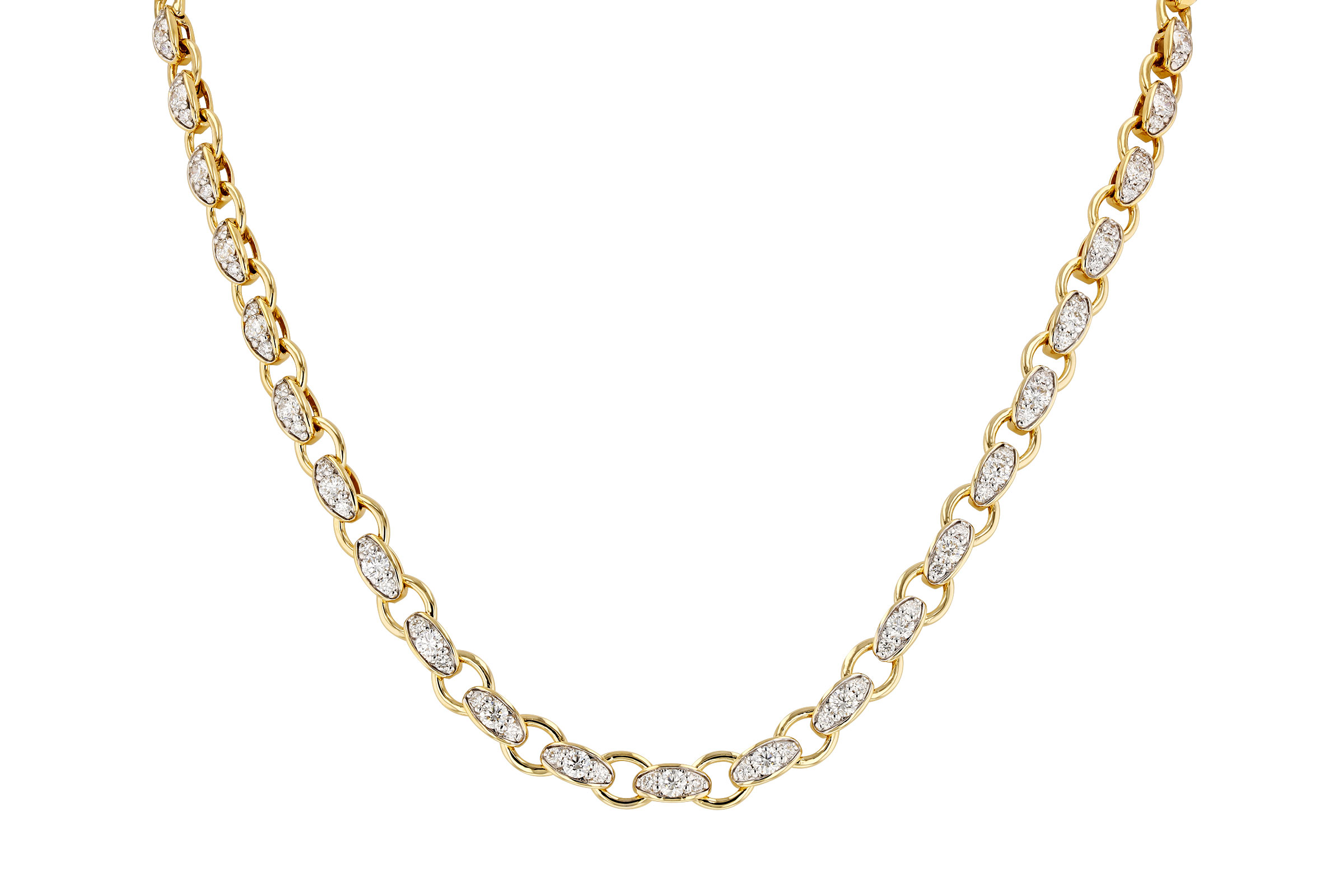 E321-66283: NECKLACE 3.18 TW (17.25")