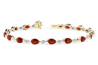 F318-95383: BRACELET 6.44 GARNET 6.60 TGW