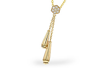 F320-74501: NECKLACE .11 TW