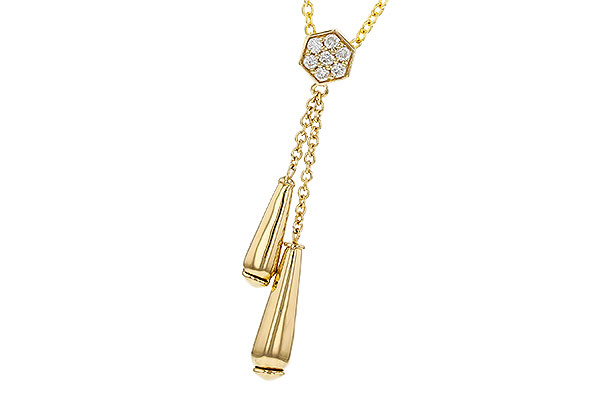 F320-74501: NECKLACE .11 TW
