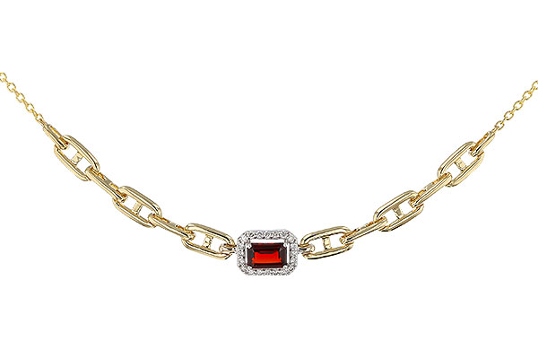 F320-75392: NECK .63 GARNET .75 TGW (6x4MM E.C. GAR / 18")