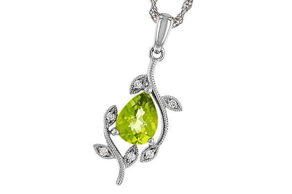 F320-76310: NECKLACE 1.16 PERIDOT 1.21 TGW (8x6MM PER)