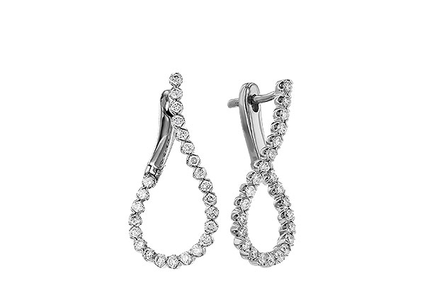 F321-64501: EARRINGS .50 TW