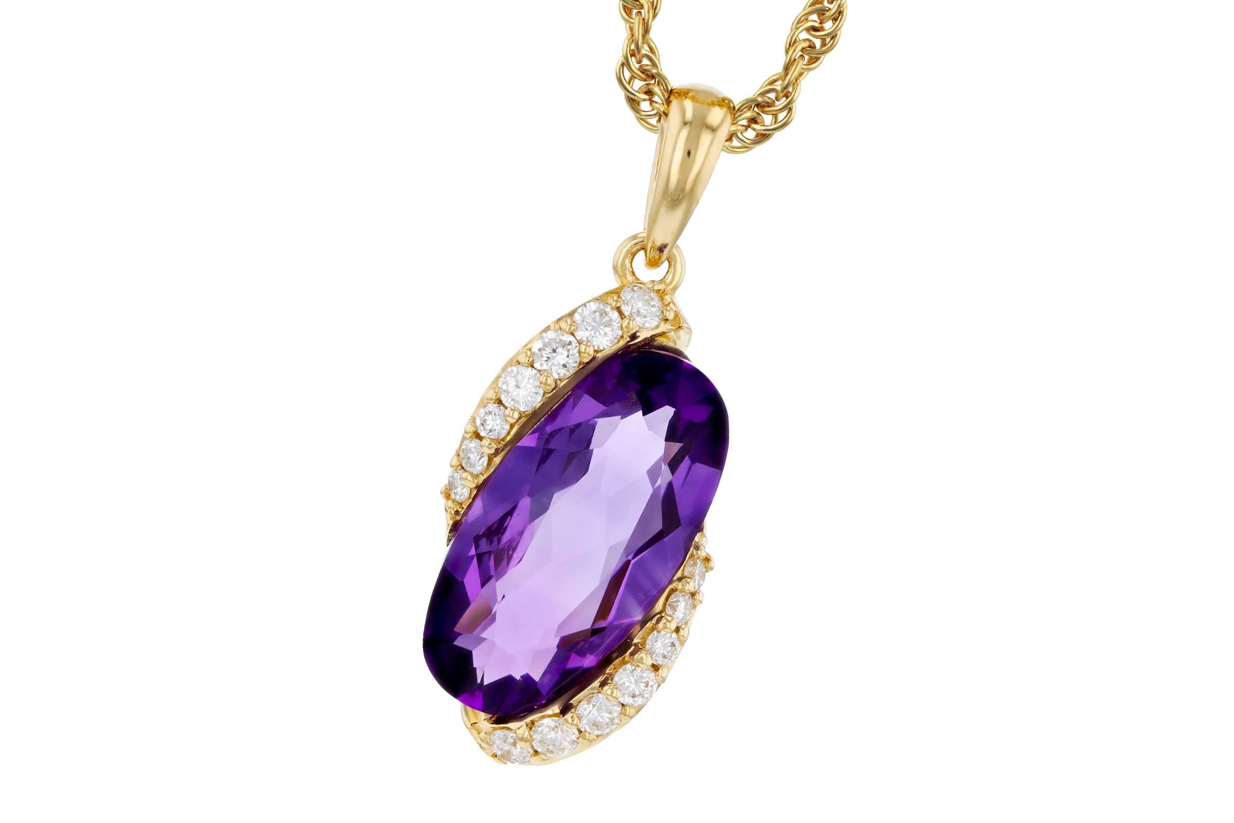 F321-66310: NECK 1.72 AMETHYST 1.84 TGW (12x6MM AMY)