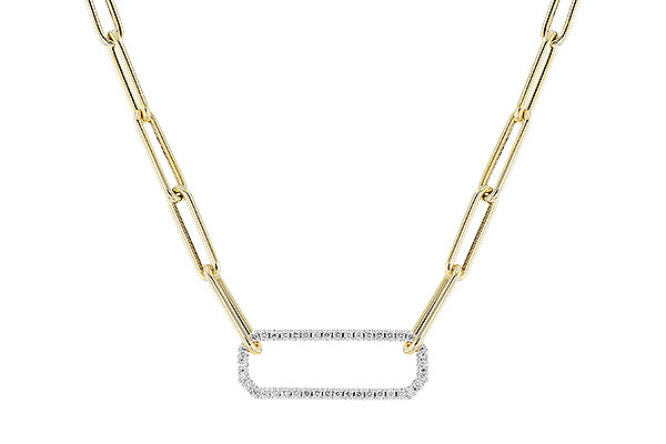 G319-82719: NECKLACE .50 TW (17 INCHES)