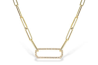 G319-82719: NECKLACE .50 TW (17 INCHES)
