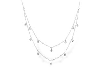 G319-83619: NECKLACE .22 TW (18 INCHES)