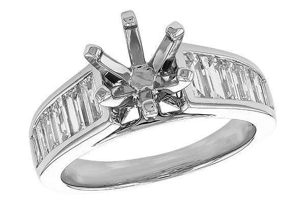 G319-90892: LDS SEMI DIA RG 1.22 TW BAGUETTES