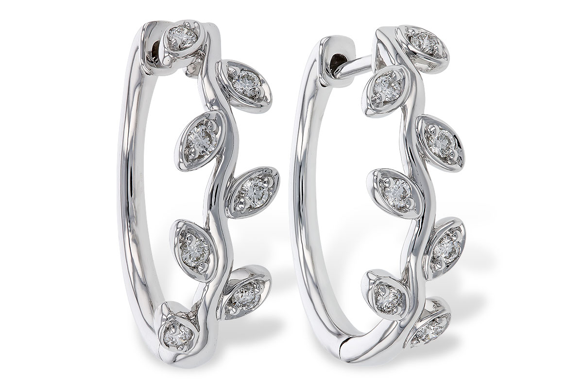 G320-75419: EARRINGS .25 TW