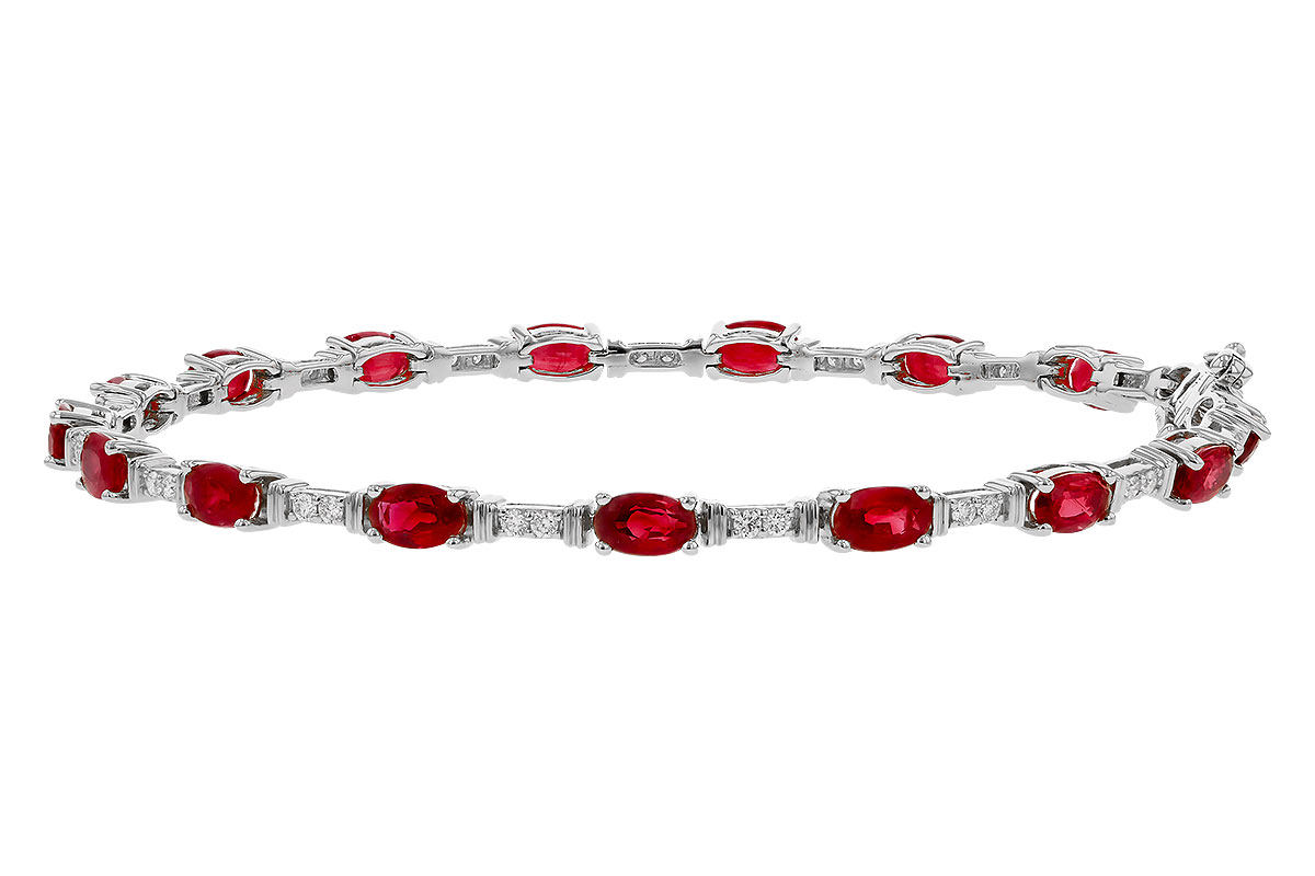G320-75446: BRACELET 4.65 RUBY 4.97 TGW (7")