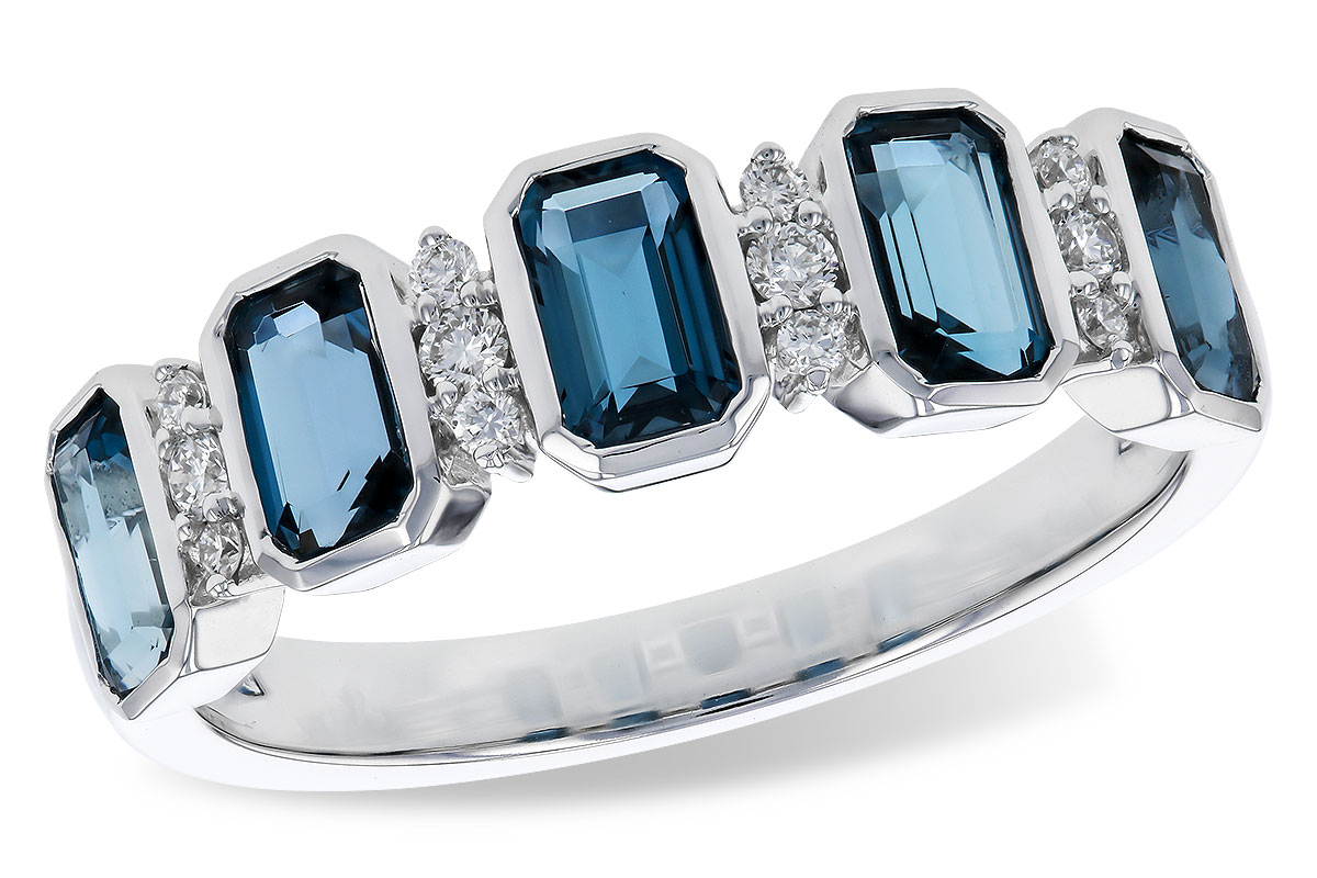 G320-76301: LDS RG 1.46 TW LONDON BLUE TOPAZ 1.58 TGW