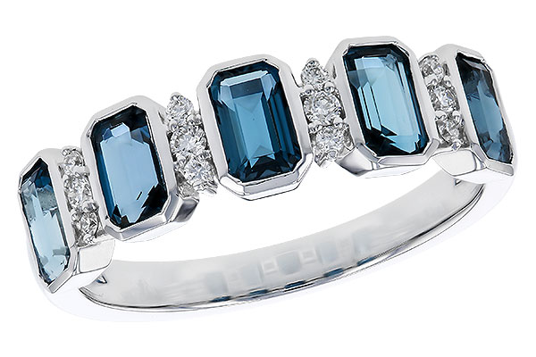 G320-76301: LDS RG 1.46 TW LONDON BLUE TOPAZ 1.58 TGW