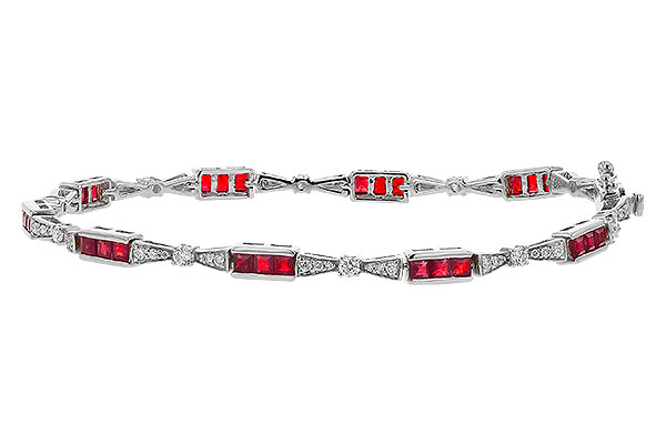 G320-79037: BRACELET 2.05 RUBY 2.70 TGW (7")